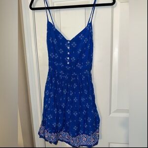 Abercrombie & Fitch Blue Floral Mini Dress size xsmall